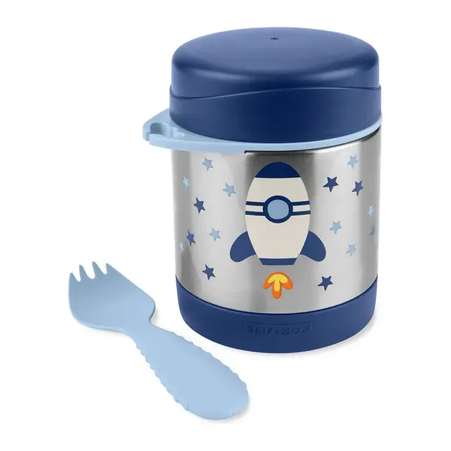 Skip Hop Spark Style Ανοξείδωτος Θερμός Φαγητού 325ml Rocket Navy Blue 2