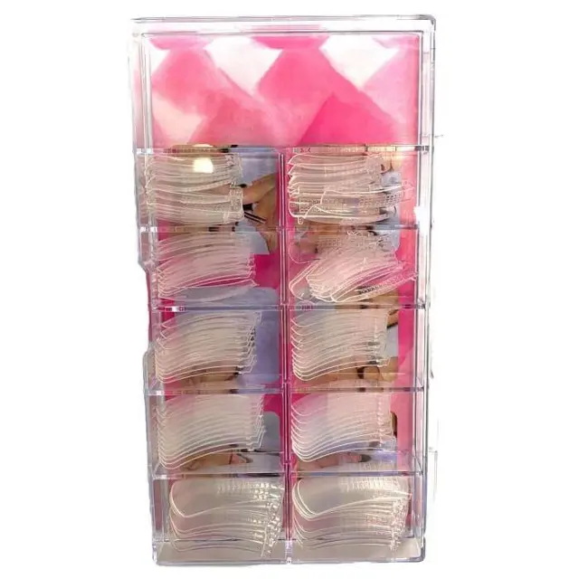 Dual forms tips για Acrygel 100Pcs