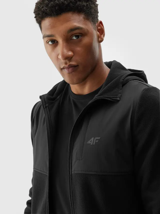 4F Hooded Fleece - Black 4FWAW24TFLEM269-20S - 2XL 3