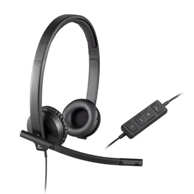 Logitech H570e Stereo On Ear Multimedia Ακουστικά με μικροφωνο και σύνδεση USB 2