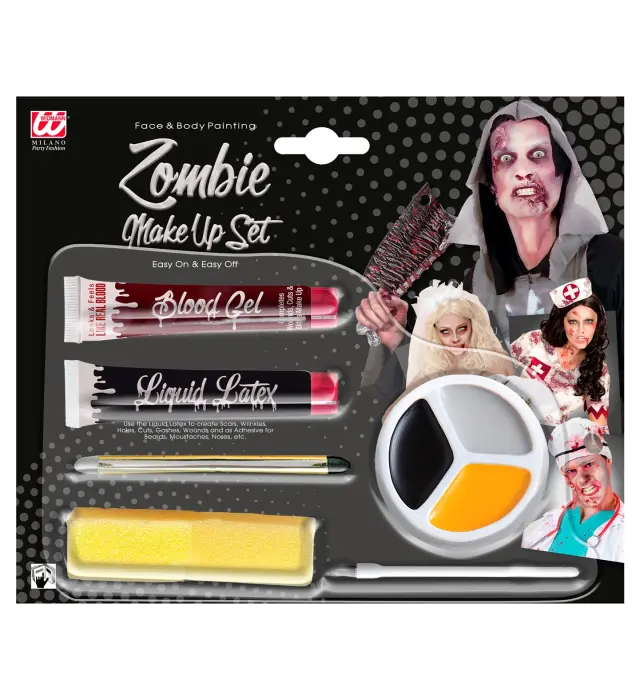 Αποκριάτικο Μακιγιάζ Zombie Make-up Kit (Widmann) (W-01144) 2