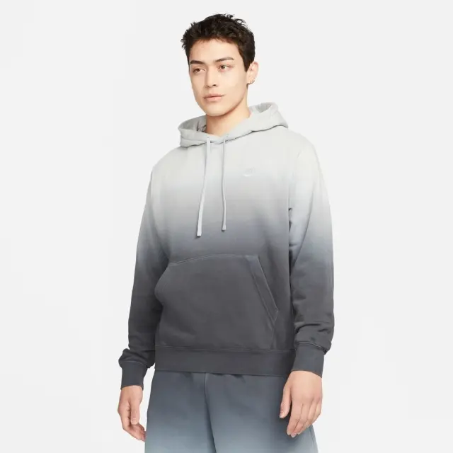 Nike Sportswear Club Fleece Hoodie (DQ4621-070) - Γκρί - XL