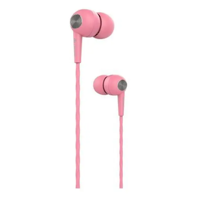 Hands Free Stereo Devia EM018 3.5mm Kintone Ροζ N58906