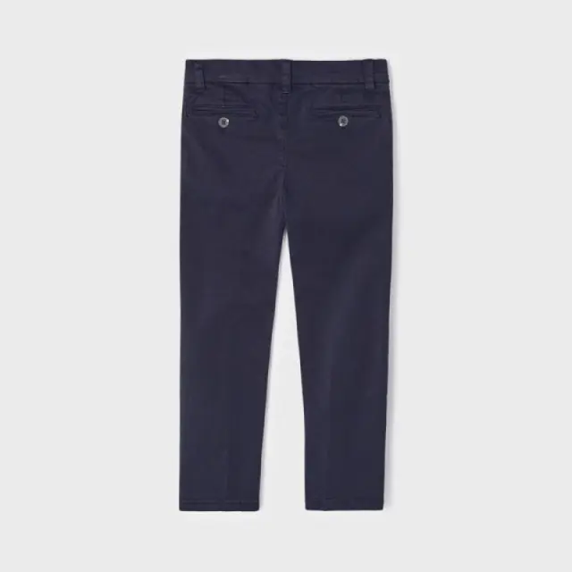 Baby 6 μηνών έως 4 ετών Παντελόνι λοξότσεπο slim fit ECOFRIENDS βασικό ναυτικό μπλε - 3Ε 3