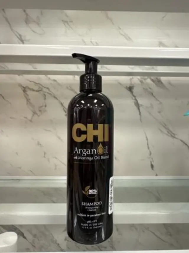 CHI Argan Oil Σαμπουάν Αναδόμησης/Θρέψης & Ενυδάτωσης για Λιπαρά Μαλλιά 340ml