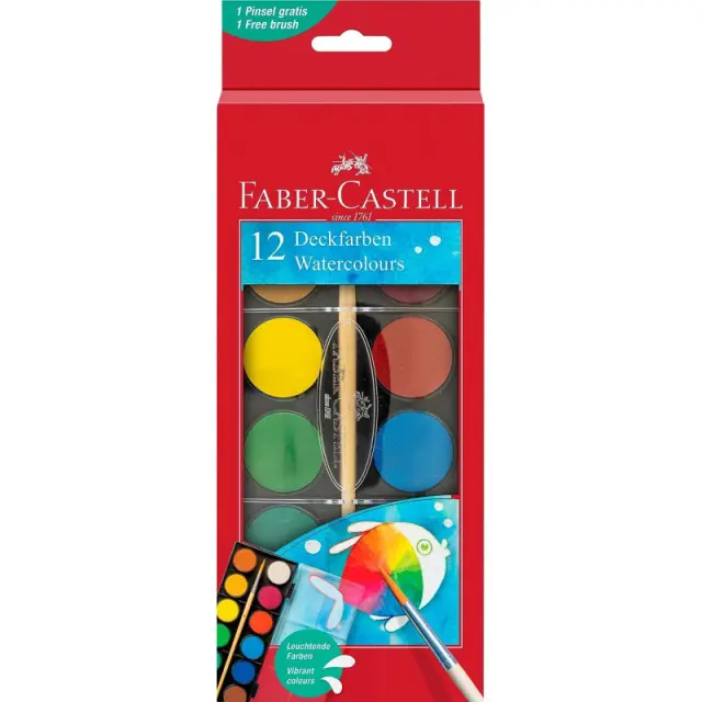 Σετ Ξυλομπογιές Faber-Castell Polychromos, 12 Χρώματα