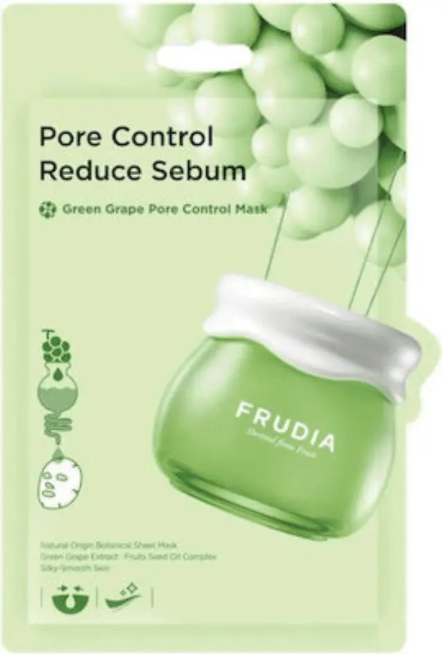 Frudia Green Grape Pore Control Μάσκα Προσώπου για Καθαρισμό 20ml