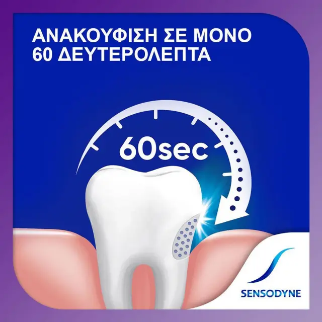SENSODYNE Rapid Relief Οδοντόκρεμα για Γρήγορη Ανακούφιση από την Ευαισθησία 75ml. 3
