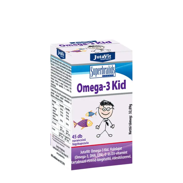JutaVit Omega-3 Kid Orange Flavoured softgel