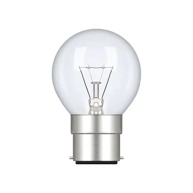 Incandescent Bulb 25W Clear Golf B22