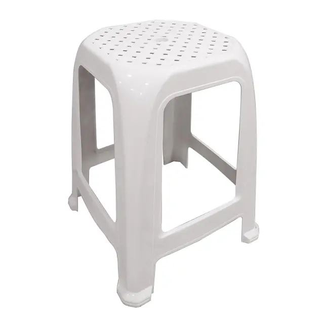 Σκαμπό Κήπου JELLO Βοηθητικό Λευκό PP 37x37x46cm