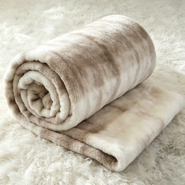 Melinen Home Γουνινη Κουβερτα Καναπε Onyx Mocca (100X150) 100Χ150 2