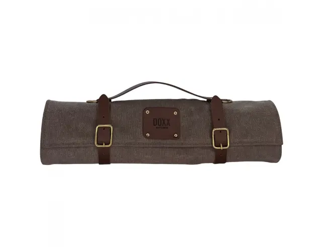 Θήκη Μαχαιριών από καμβά Doxx Amsterdam Washed Camvas 7 θέσεων - GreyC.KR-001-GREY