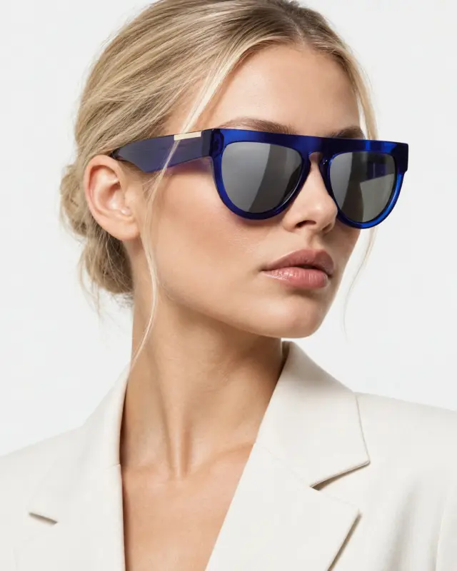 Burberry BE4416U 34926G Γυναικεία Γυαλιά Ηλίου Μπλε με Grey Mirror Silver Φακούς - 59 mm 2