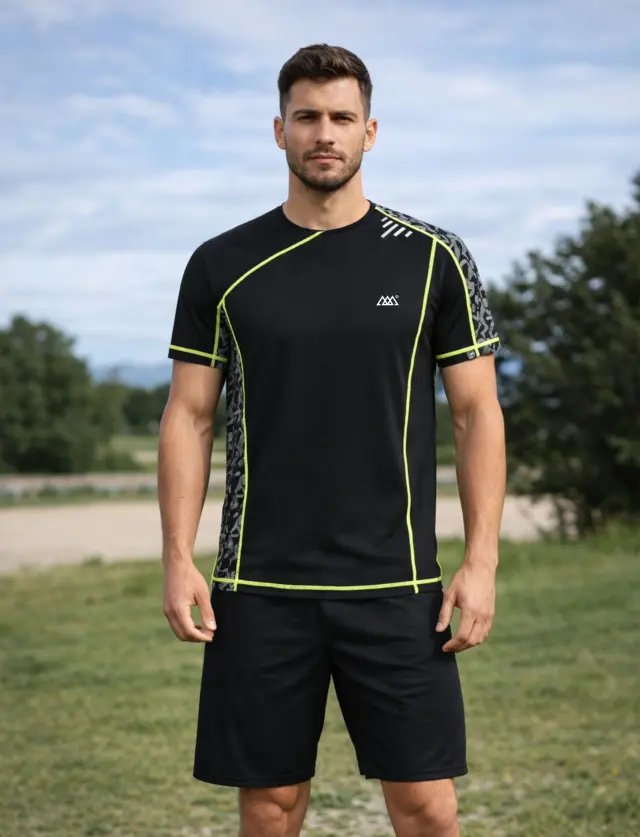T-shirt Noshame® Μαύρο Dry Fit - 152619 - XXL