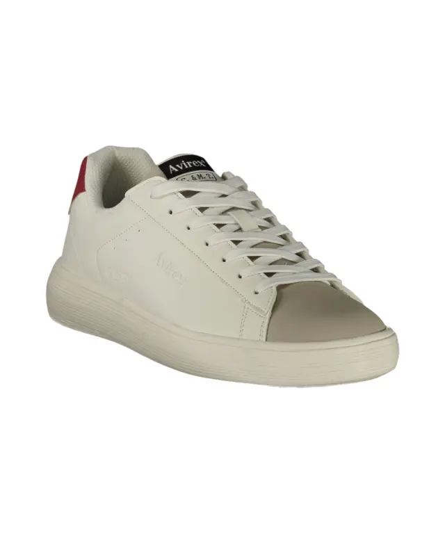 Avirex - Ανδρικά Sneakers JENS003-156 Λευκό/Κόκκινο 2