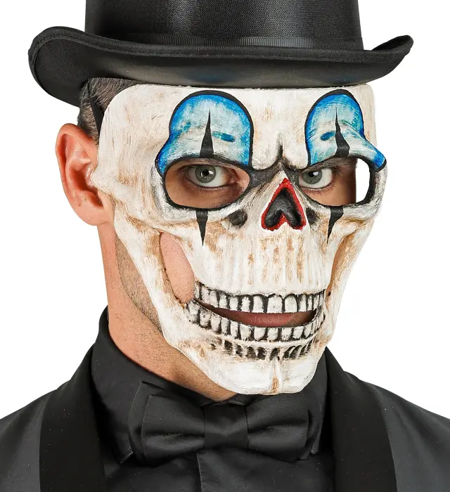 Αποκριάτικο Αξεσουάρ Μάσκα Clown Skull (Widmann) (W-08475) 3