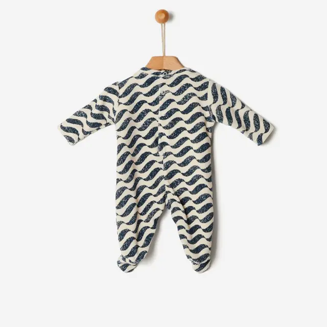 Φορμάκι Βελουτέ Waves Allover YELL-OH - Μπλε - 9-12 m 80cm 2