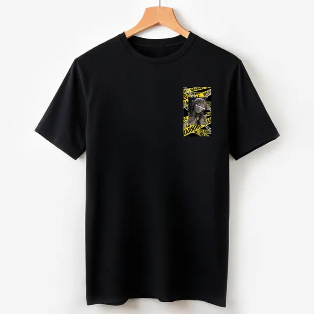 T-shirt Noshame® Signature Μαύρο με Τύπωμα - 112391 - XXL 2