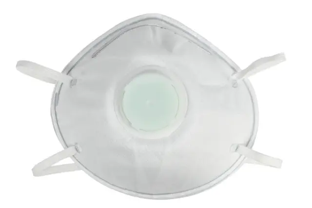 Dust mask with valve white CE