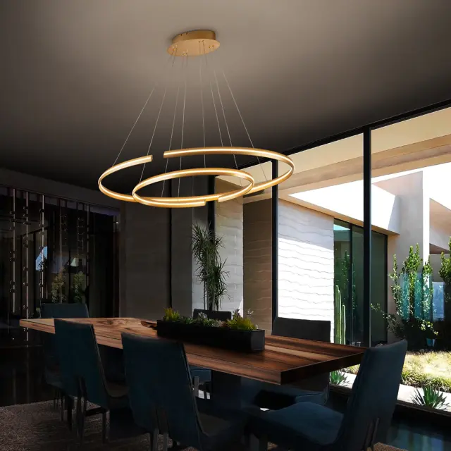 Elipse 652043B Κρεμαστό Φωτιστικό LED Gold Bluetooth Dimmable Χρυσό