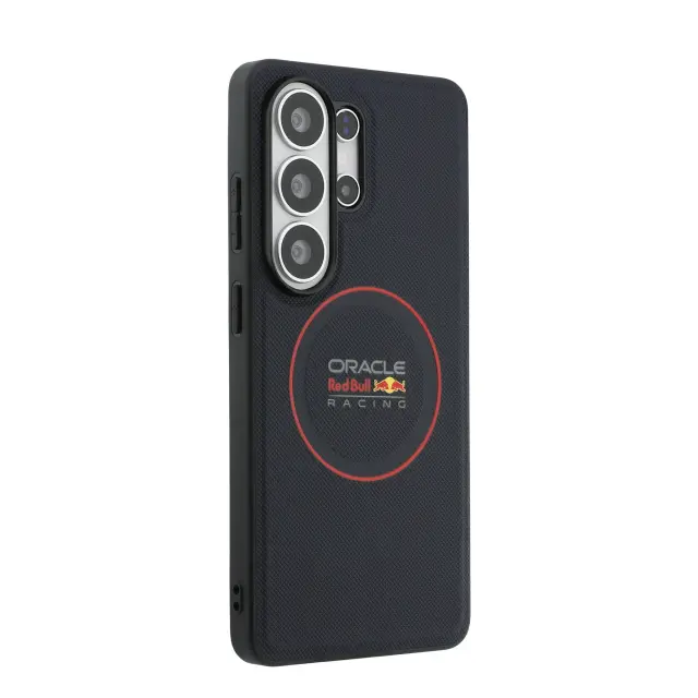 Red Bull PU Leather Meshed Powerbar Magnetic Case for Samsung Galaxy S26 Navy 2