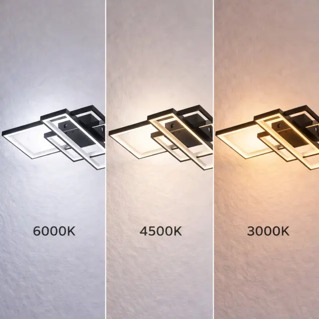 VenCore Nexar Gold - Μοντέρνο Φωτιστικό Οροφής Πλαφονιέρα LED 100W Χρυσό Αλουμίνιο με Ρυθμιζόμενο CCT Λευκό - Ημέρας - Θερμό & Χειριστήριο - Μ85 x Π45 x Υ10cm (7741-20027) 3