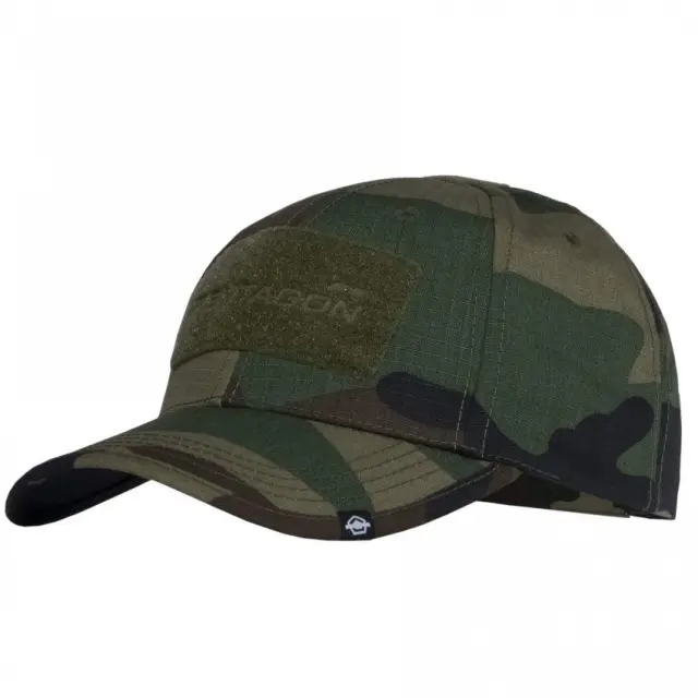 Pentagon BB Cap 2.0 Camo-Καπέλο/Τζόκεϋ Παραλλαγής - 51-Woodland Camo