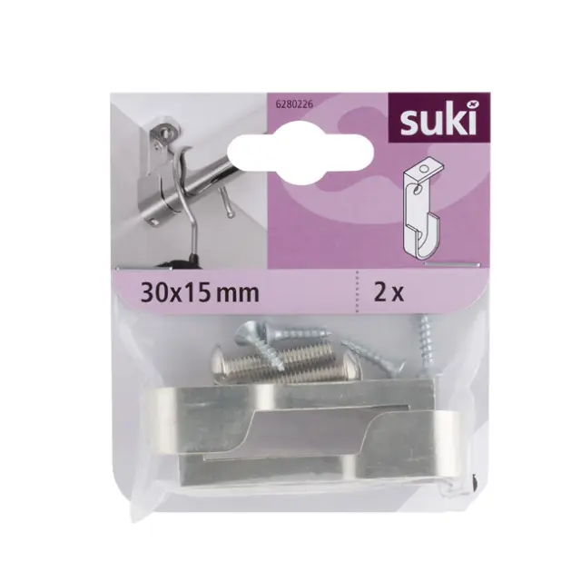Ράγα Υποστήριξης Νίκελ M6 30x15mm 2