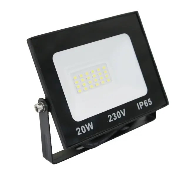 ΠΡΟΒΟΛΕΑΣ LED 20W 230V 6200K IP65 ΜΑΥΡΟΣ