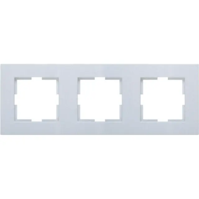 Novella Accessory Silver Three Gang Frame
