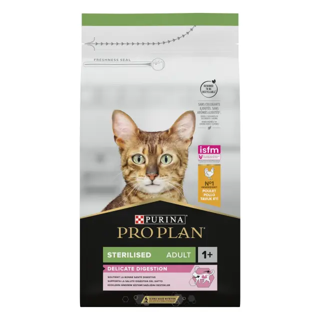 Purina Pro Plan Optidigest Sterilised Ξηρά Τροφή Γάτας με Κοτόπουλο 1.5kg