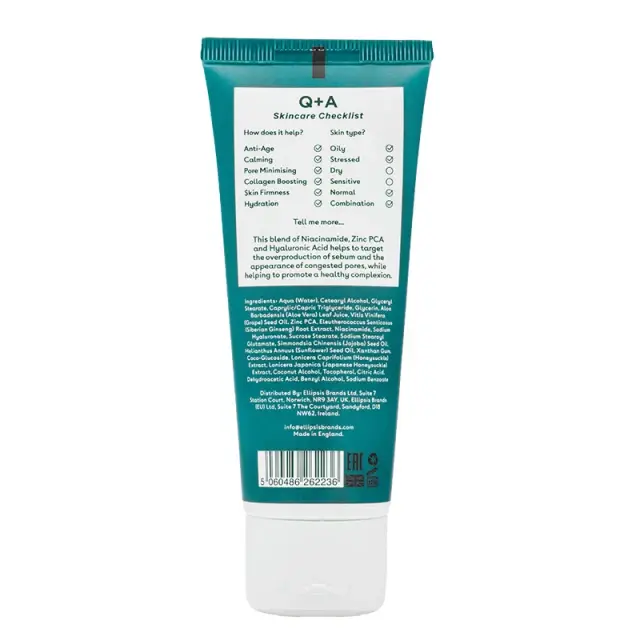 Q+A Zinc PCA Daily Moisturiser Ελαφριά ενυδατική κρέμα προσώπου 75ml 2