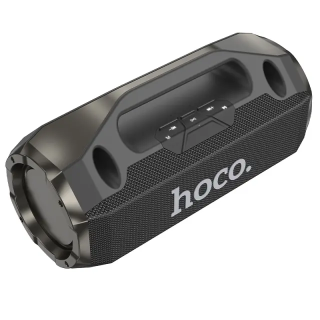 Φορητό Ηχείο Wireless Hoco HA3 Drum TWS BT 5.0 4000mAh 2x10W με USB Micro SD και Ενσύρματο Μικρόφωνο Μαύρο 3