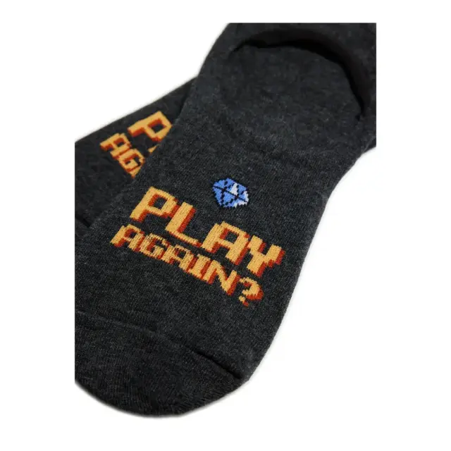 Ysabel Mora Ανδρικές Κάλτσες Σουμπά Sockarats Retro Game, Χρώμα Ανθρακί - ONESIZE 2