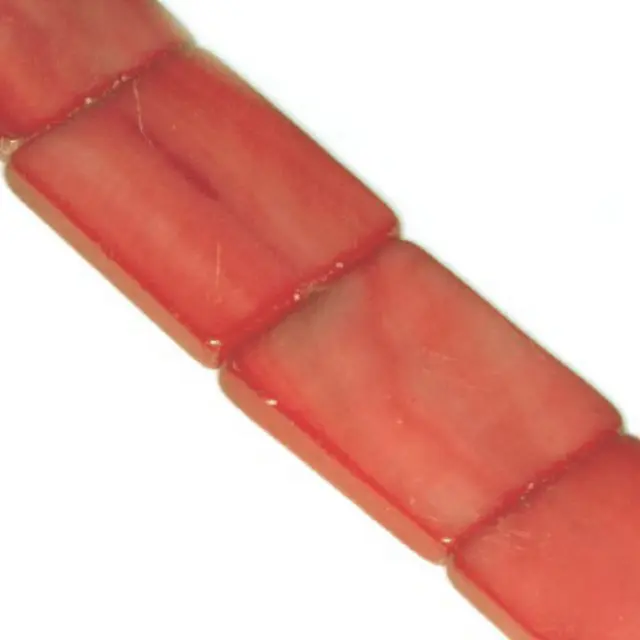 Mother of Pearl Ορθογώνιο Πλακέ Red 15x20mm ~20τεμ