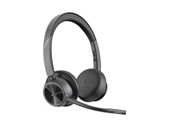 HP Poly Voyager 4320-M Microsoft Teams Certified Headset +BT700 dongle +Charging Stand (77Z32AA)
