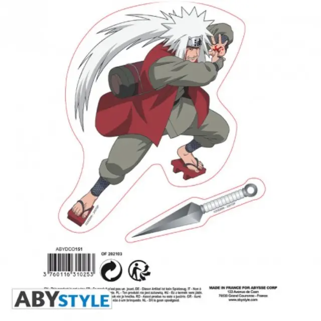Σετ αυτοκόλλητα NARUTO SHP Stickers 16x11cm 2 sheets Naruto/Jiraiya ABYDCO151 2
