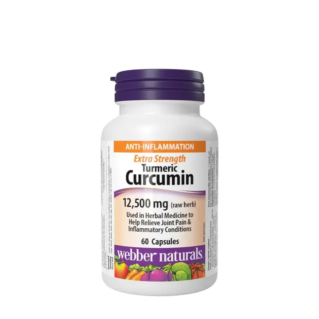 Webber Naturals Turmeric Curcumin 12,500 mg Capsules