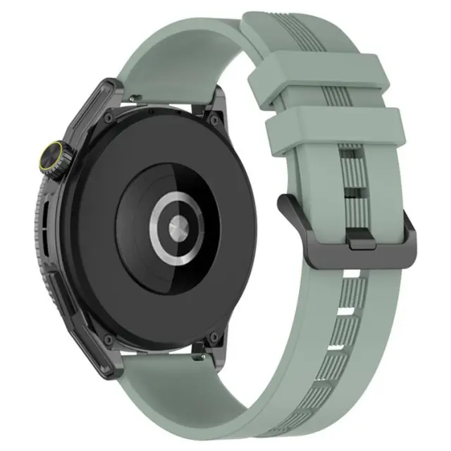 Λουράκι Σιλικόνης για Smartwatch 22mm- Grey Green OEM 2