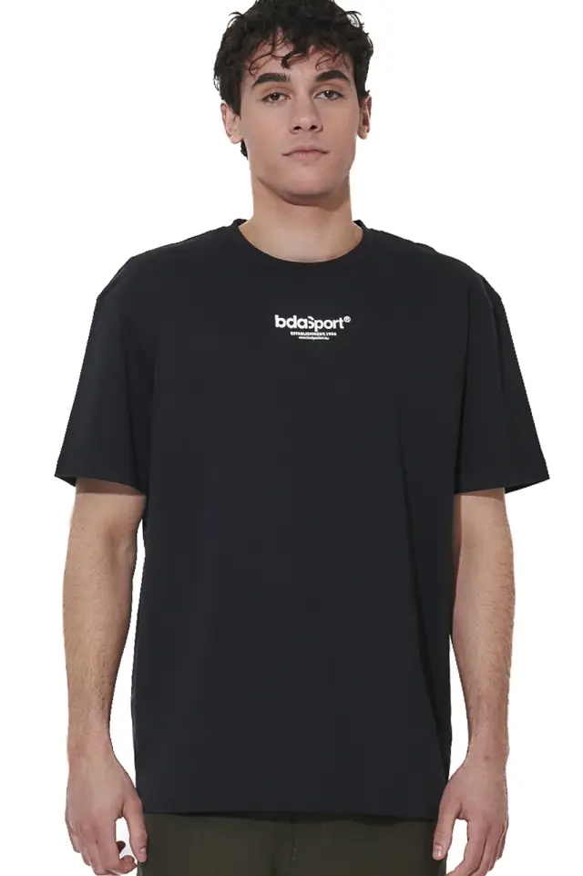 Body Action Men's Short Sleeve Graphic Tee Black 053622-01-01 - S 2