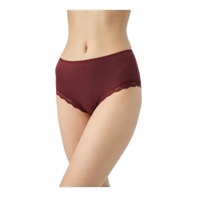 Minerva Γυναικείο Slip Culotte Modal Fimelle Elegance, Χρώμα Μπορντό