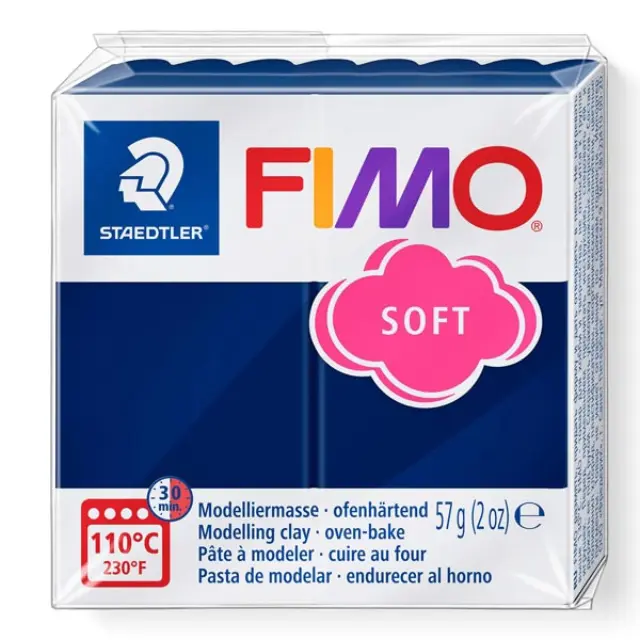 Πολυμερικός Πηλός Staedtler Fimo Soft No35 - Windsor Blue - 57gr