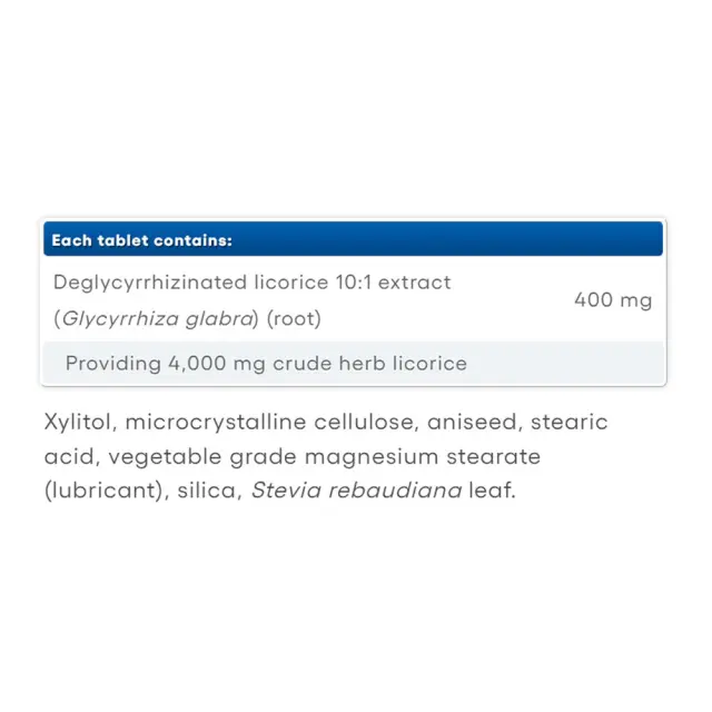 Natural Factors DGL Deglycyrrhizinated Licorice Root 400 mg 2