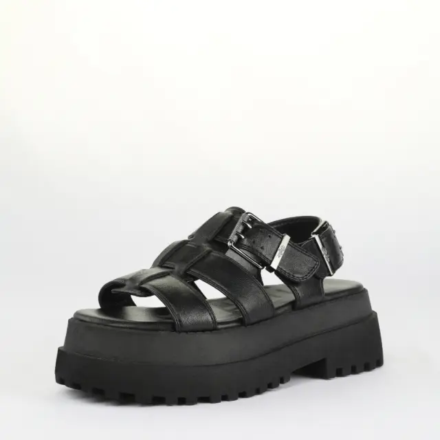 Γυναικεία Flatforms Buffalo Pluto Fisher BN1602334 Μαύρα Μαύρο - 39 2