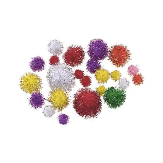 Knorr Prandell Pompoms Πολύχρωμα με Glitter 8-20mm (212681092)