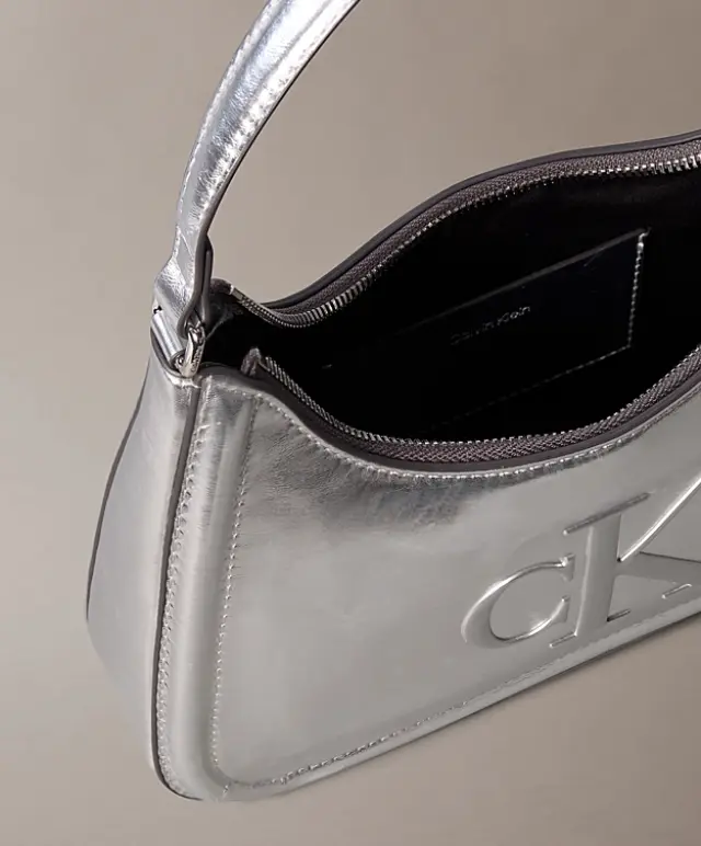 Γυναικεία Τσάντα Ώμου Calvin Klein LV04F3332G-3JH Ασημί Ασημί - One Size 3