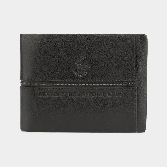 Δερμάτινο Πορτοφόλι Beverly Hills Polo BH-1562 Μαύρο - One Size