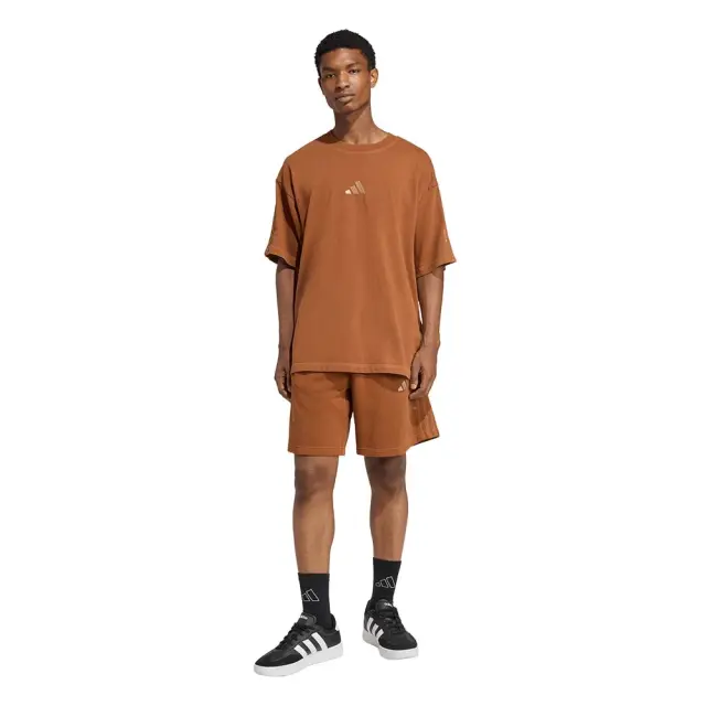 adidas Sportswear Men's All SZN French Terry Washed 8inch Shorts Καφέ KE5995 (adidas Sportswear) 3