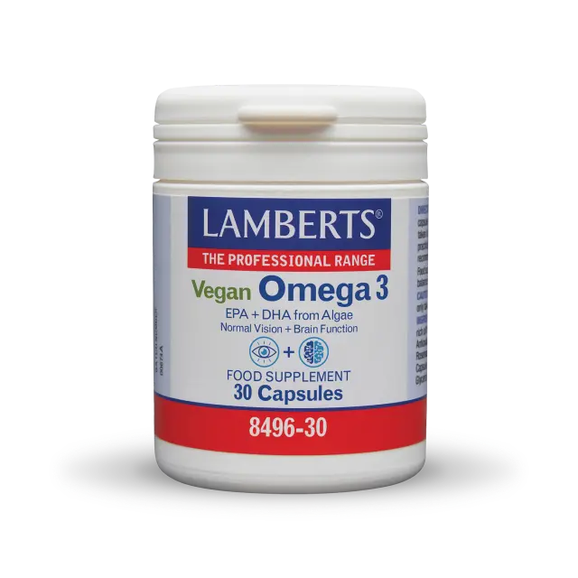 LAMBERTS Vegan Omega-3 30 Κάψουλες